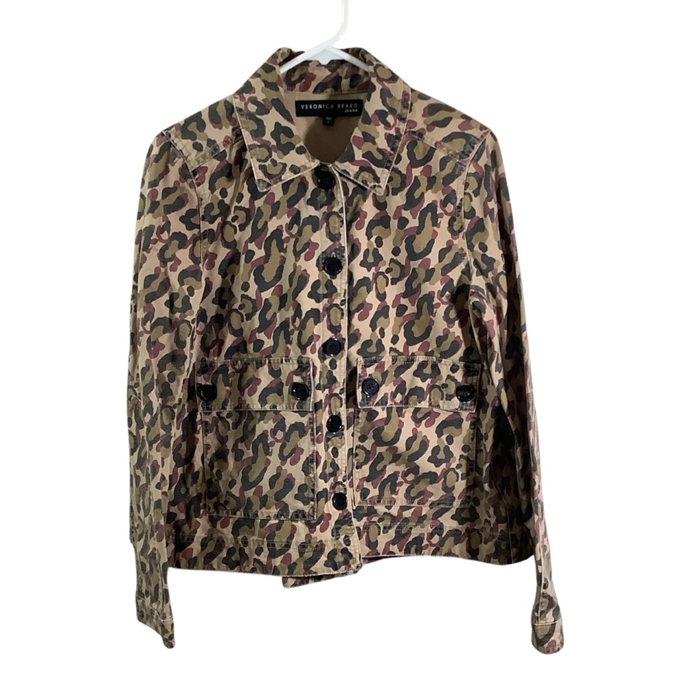Veronica Beard Multicolor Camo Cotton Jacket